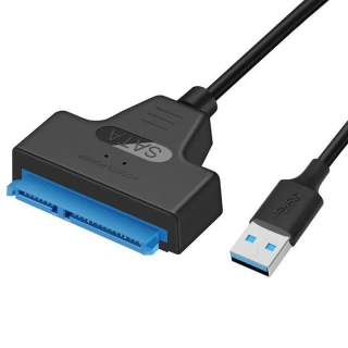 Adaptateur SATA vers USB - 2,5 pouces - USB 3.0 - Compatible SSD/HDD - Transfert rapide 5Gbps