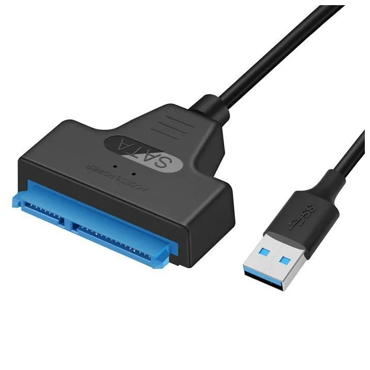Adaptateur SATA vers USB - 2,5 pouces - USB 3.0 - Compatible SSD/HDD - Transfert rapide 5Gbps